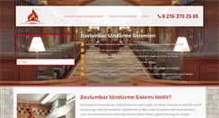 Desktop Screenshot of davlumbazsondurme.com.tr